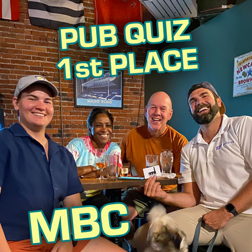 Trivia Winners in Hillman City's Pub Quiz